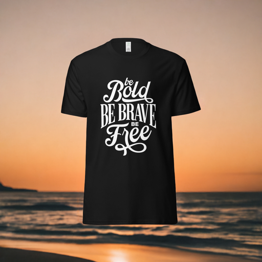 Be Free Unisex organic cotton tee