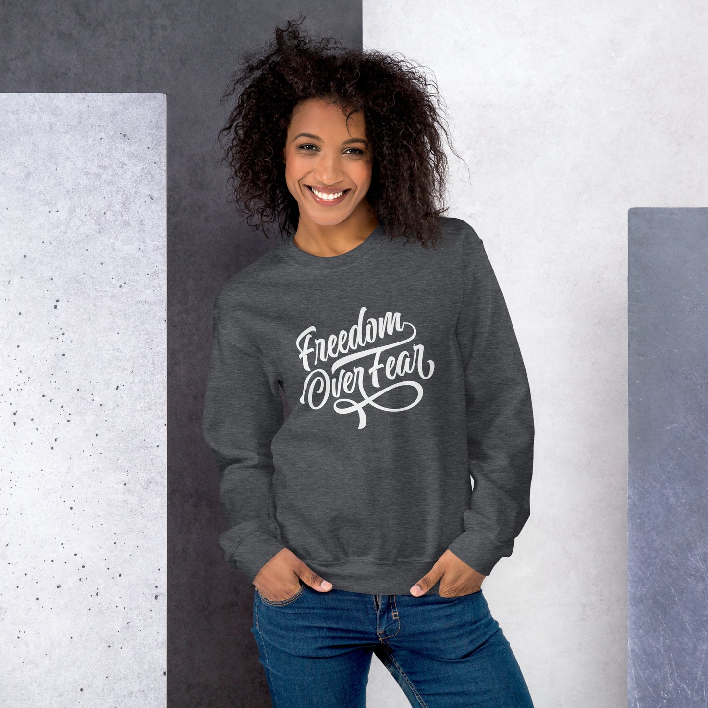 Freedom Over Fear Unisex Sweatshirt