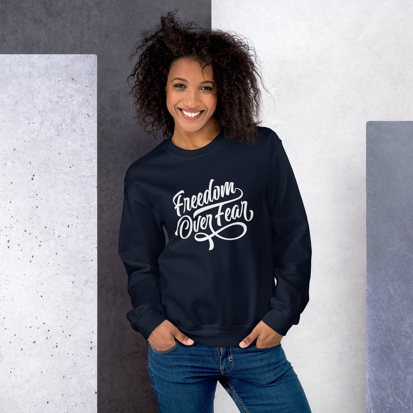 Freedom Over Fear Unisex Sweatshirt