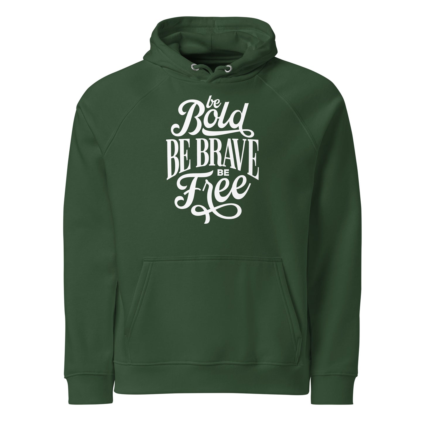 Be Free Unisex eco raglan hoodie