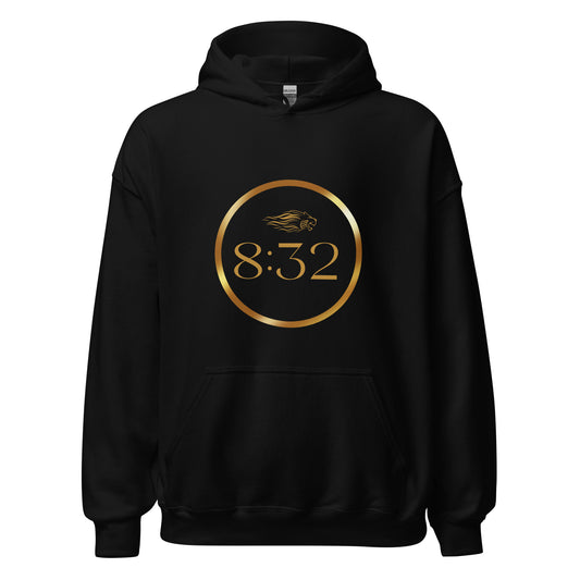 Freedom 8:32 Unisex Hoodie - Gold Circle