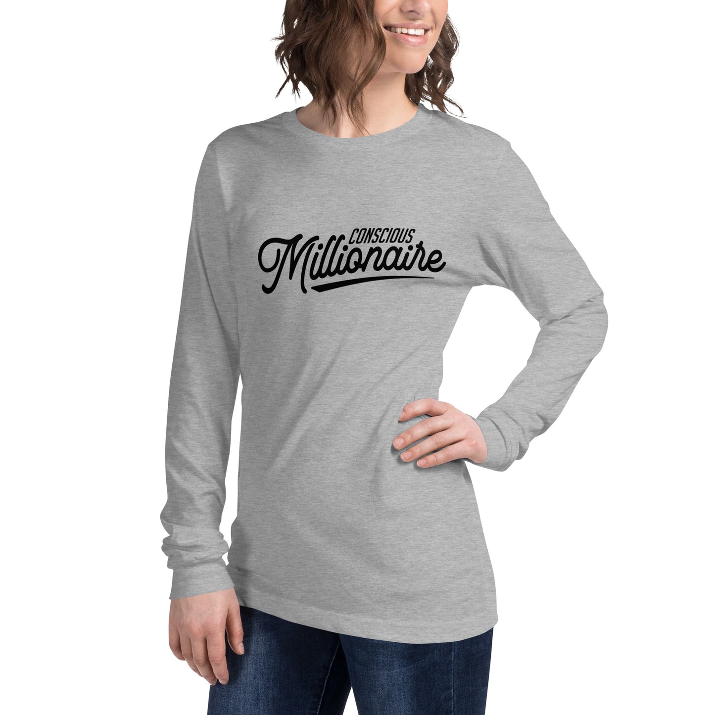 Conscious Millionaire Unisex Long Sleeve Tee