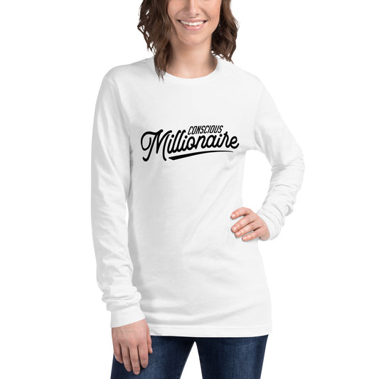 Conscious Millionaire Unisex Long Sleeve Tee