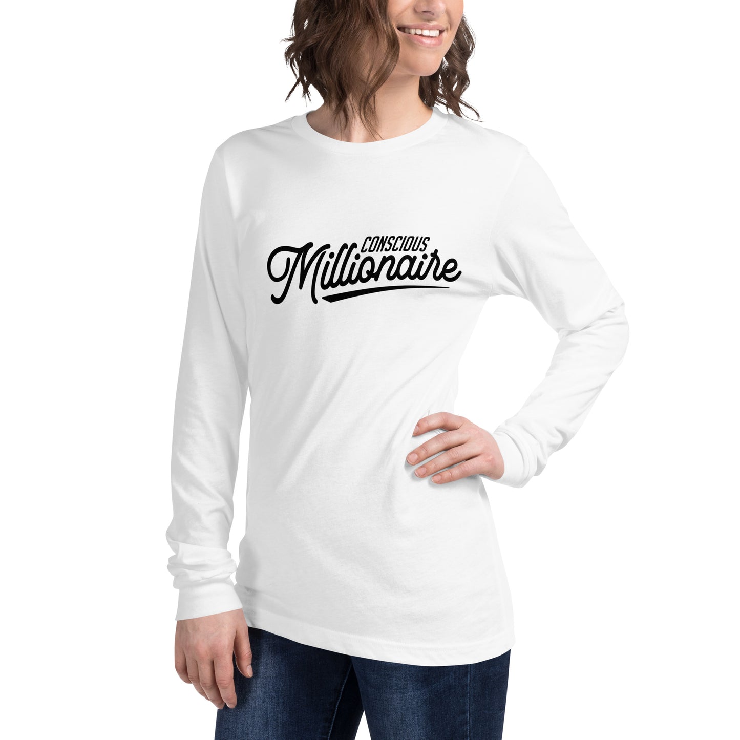 Conscious Millionaire Unisex Long Sleeve Tee