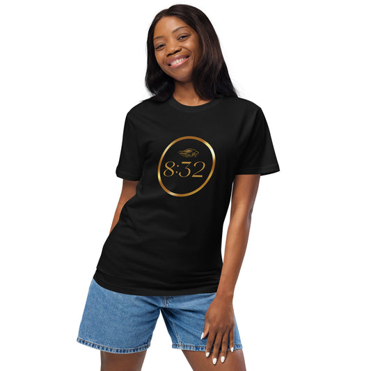 8:32 Unisex organic cotton tee