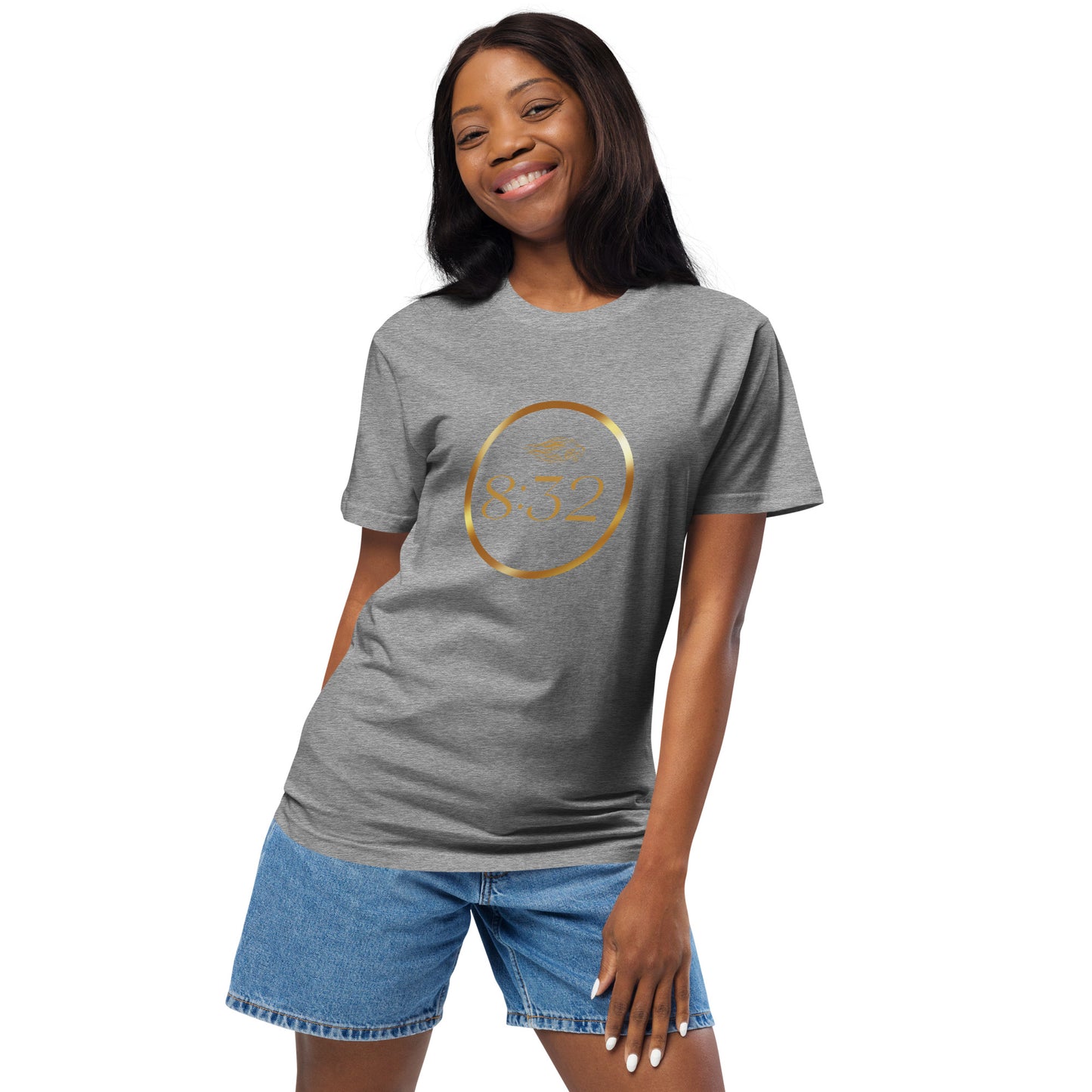 8:32 Unisex organic cotton tee