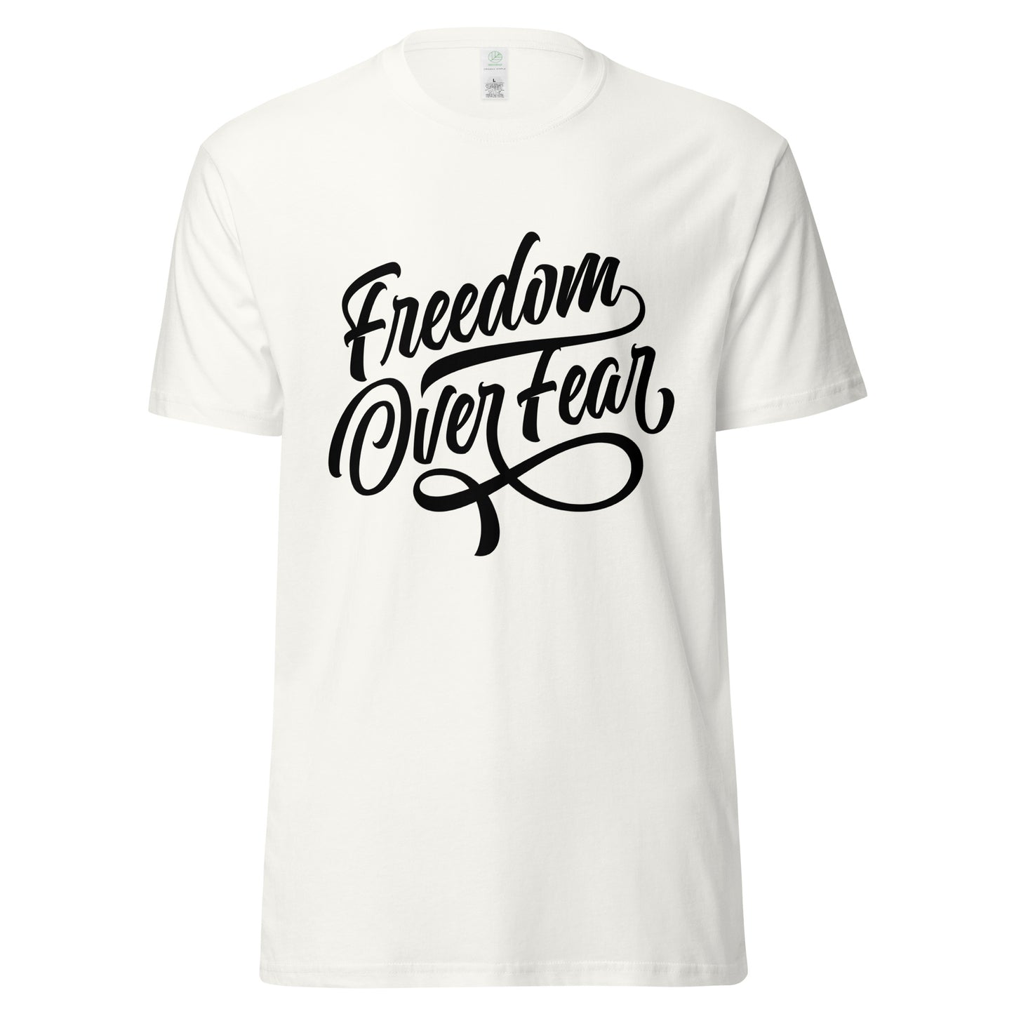 Freedom Over Fear Unisex organic cotton tee