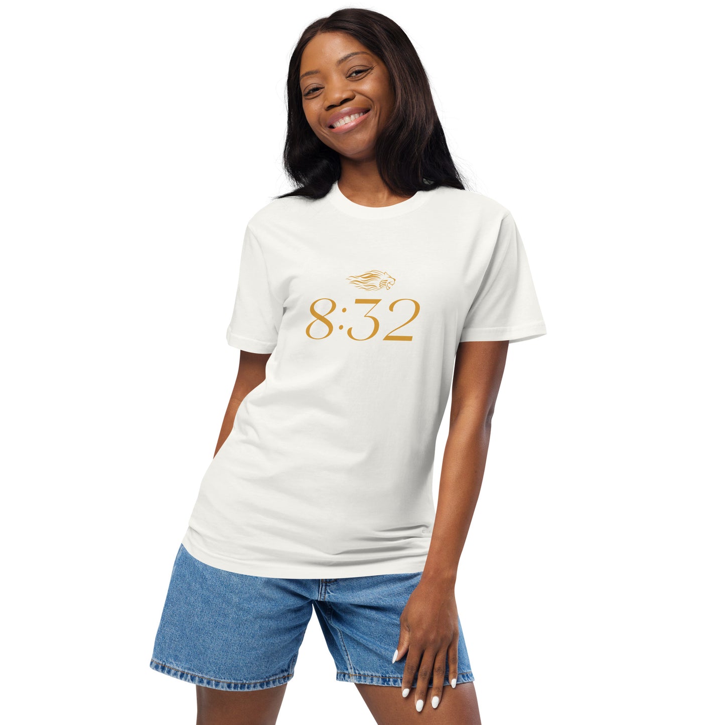 8:32 Unisex organic cotton tee