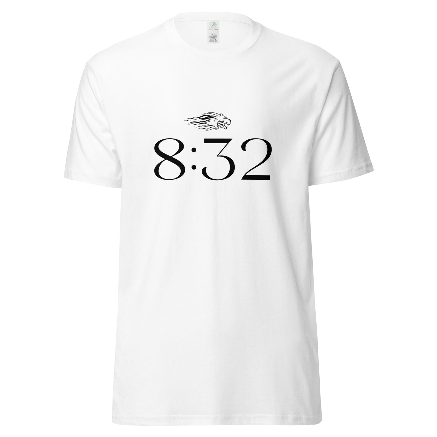 8:32 Unisex organic cotton tee