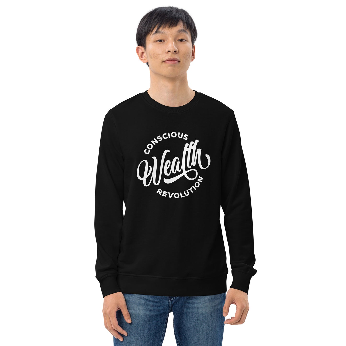 Conscious Wealth Revolution Unisex organic sweatshirt