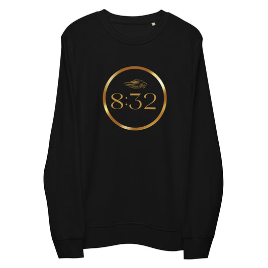 8:32 Unisex organic sweatshirt