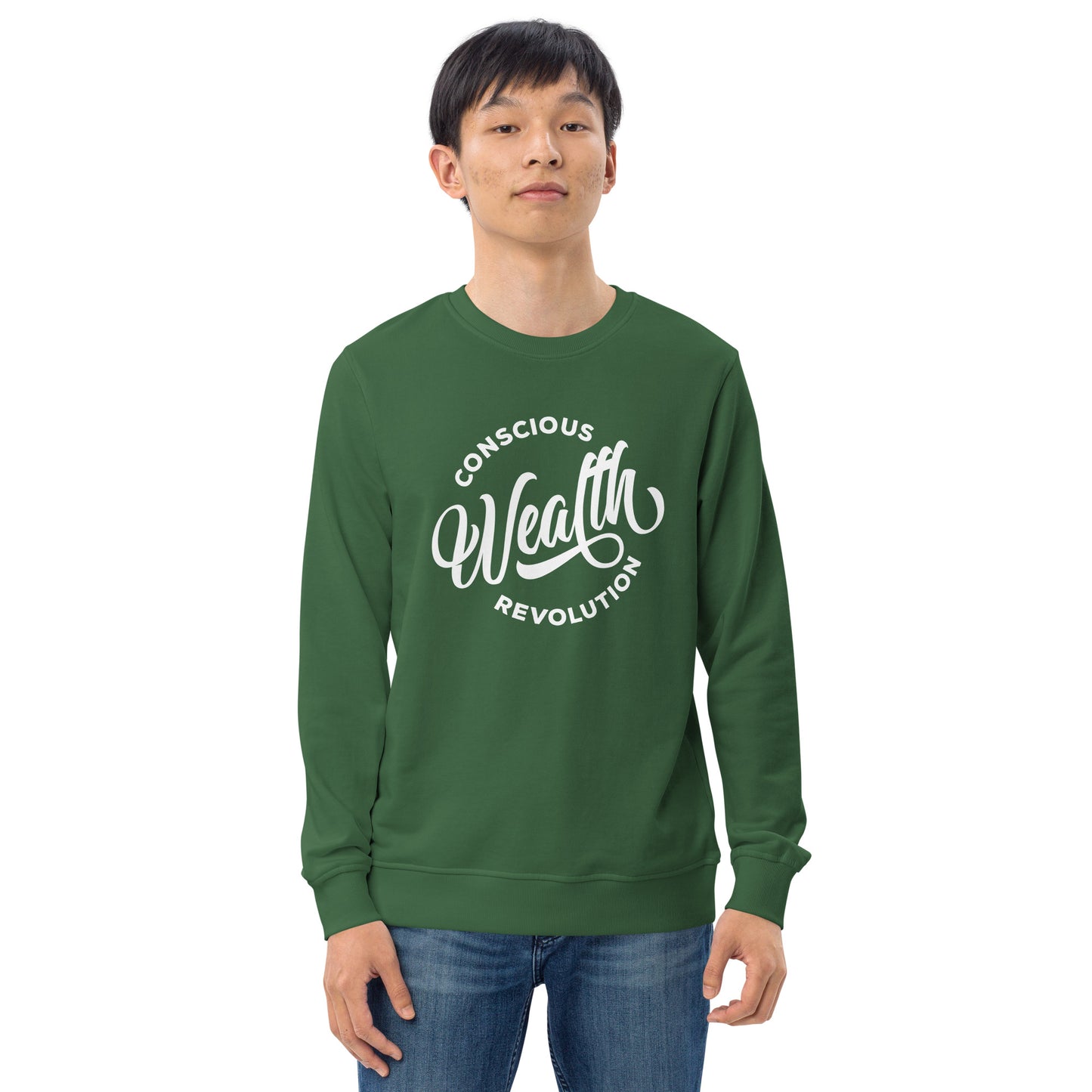 Conscious Wealth Revolution Unisex organic sweatshirt