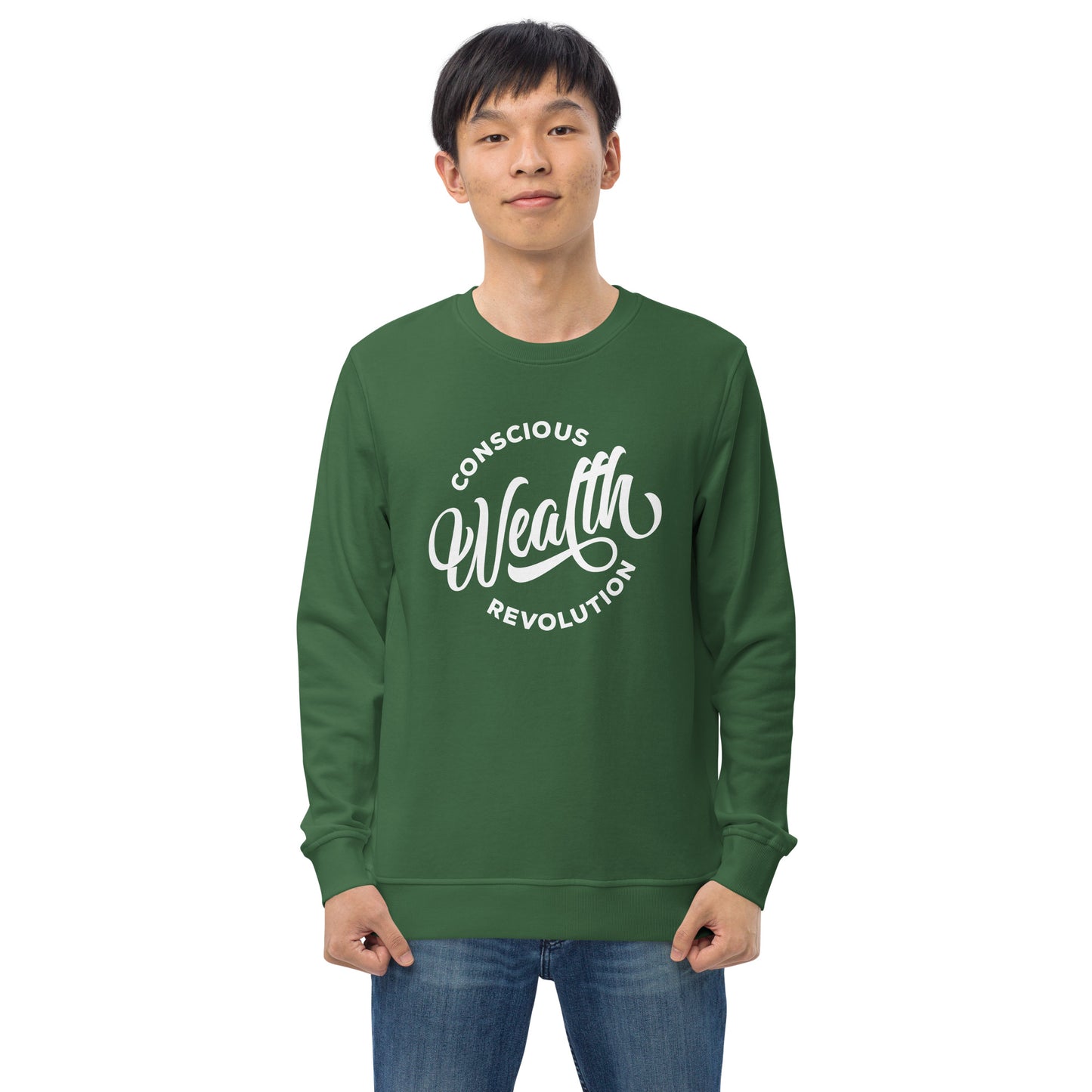 Conscious Wealth Revolution Unisex organic sweatshirt