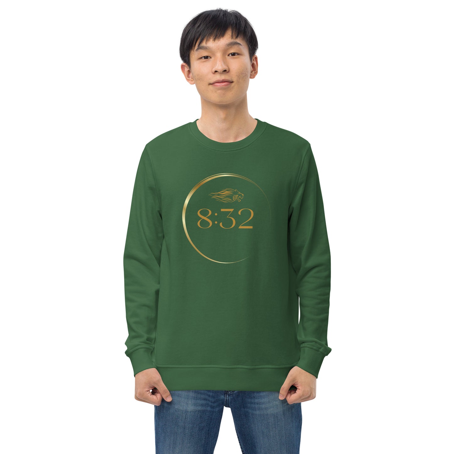 8:32 Unisex organic sweatshirt