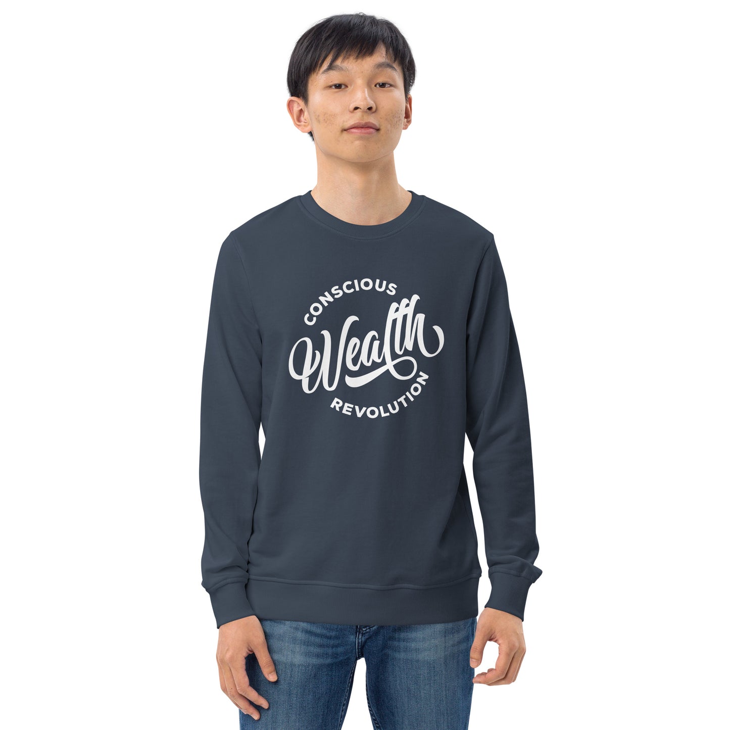 Conscious Wealth Revolution Unisex organic sweatshirt