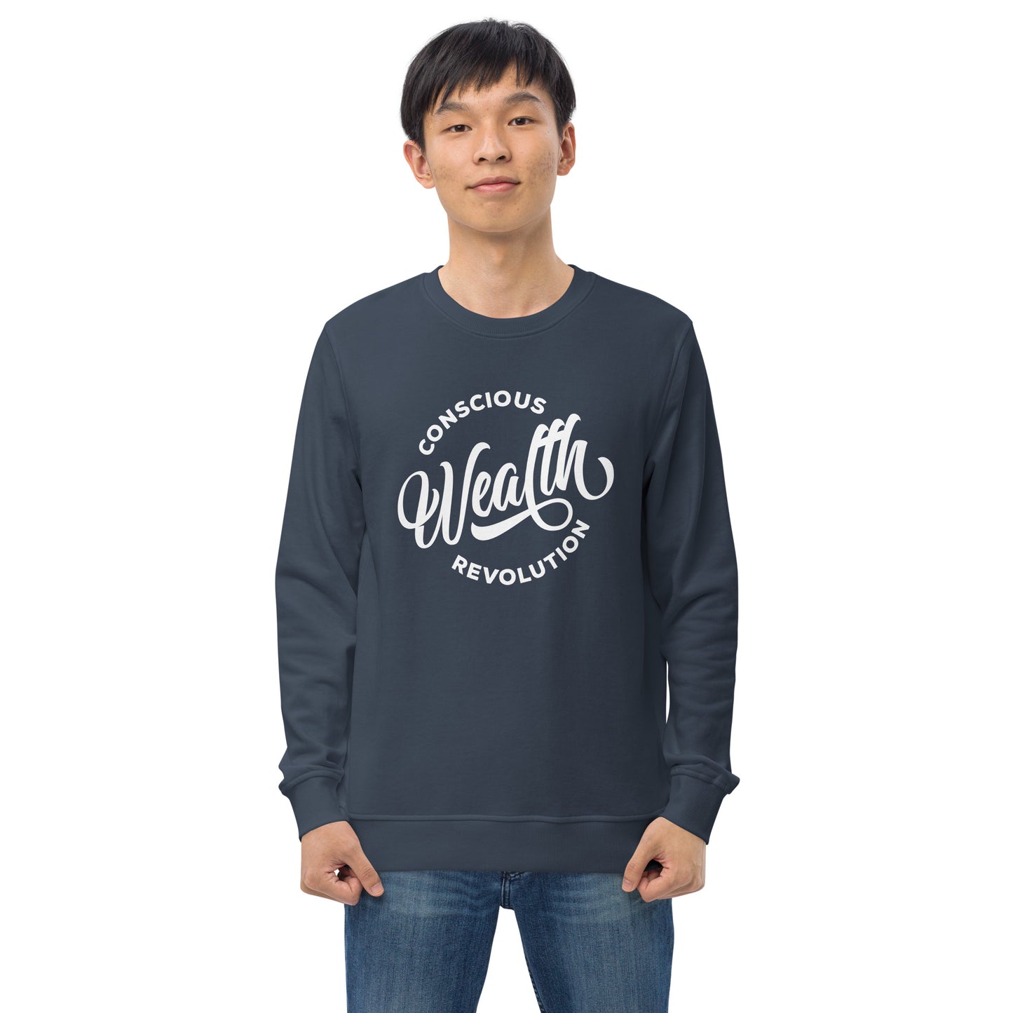 Conscious Wealth Revolution Unisex organic sweatshirt