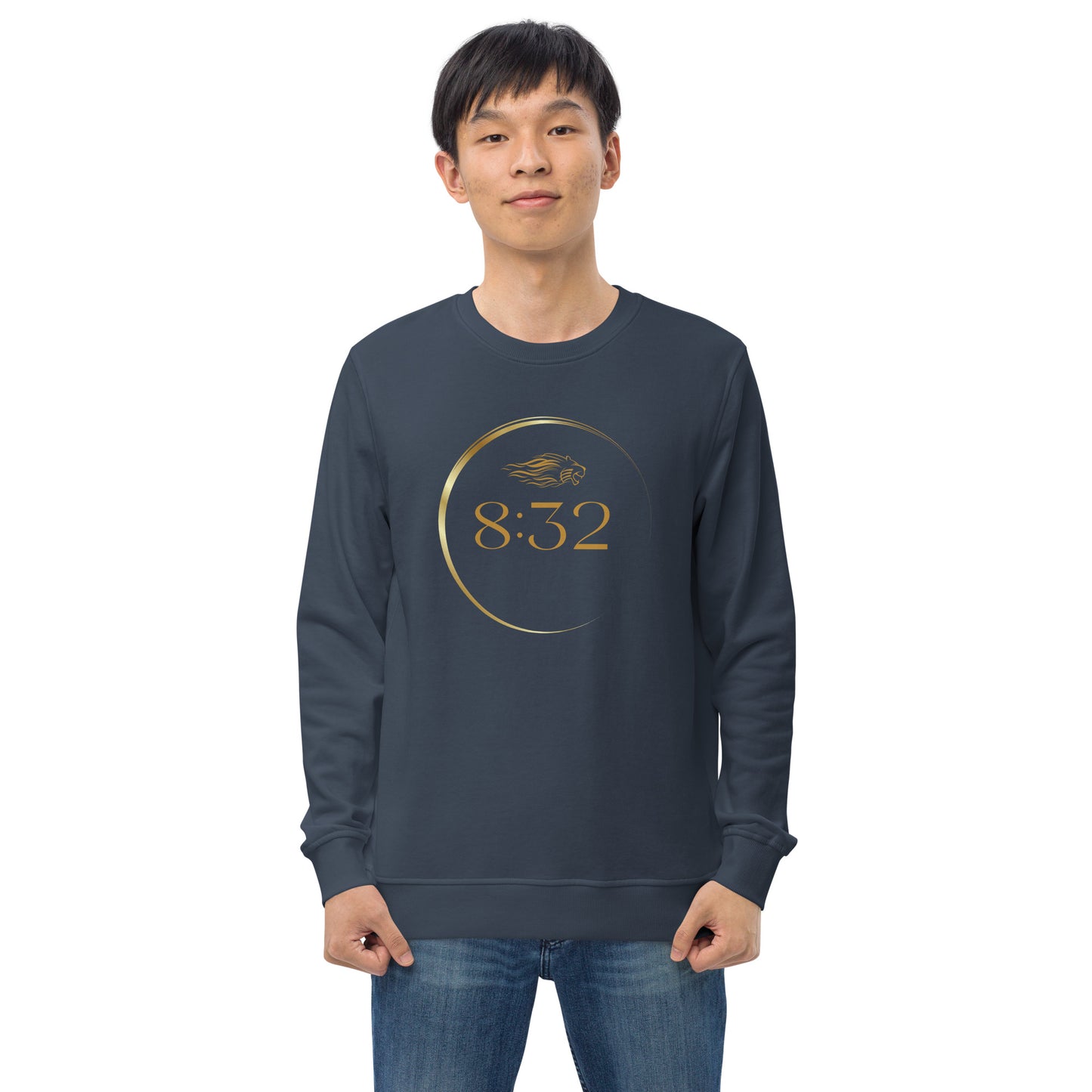 8:32 Unisex organic sweatshirt