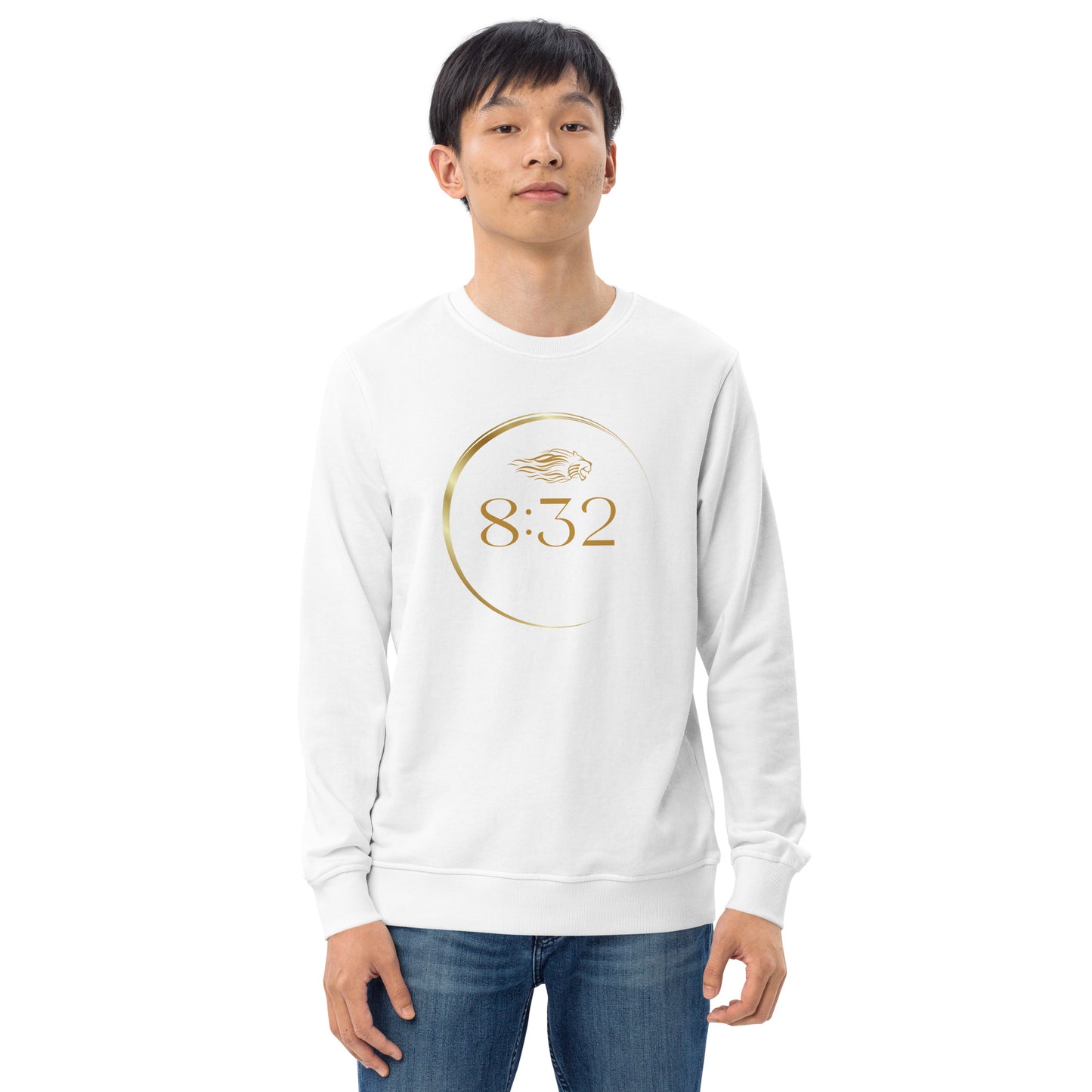 8:32 Unisex organic sweatshirt