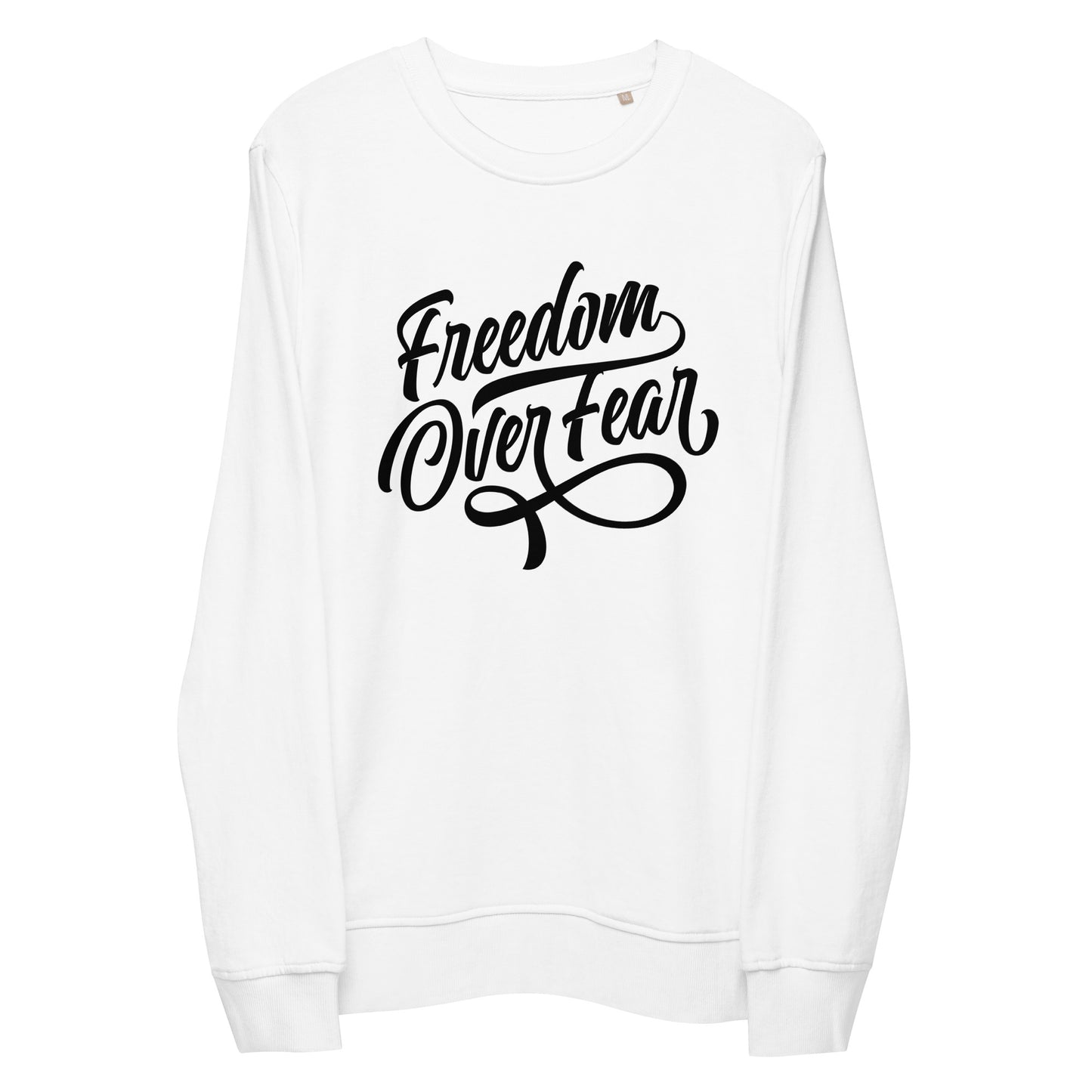 Freedom Over Fear Unisex organic sweatshirt