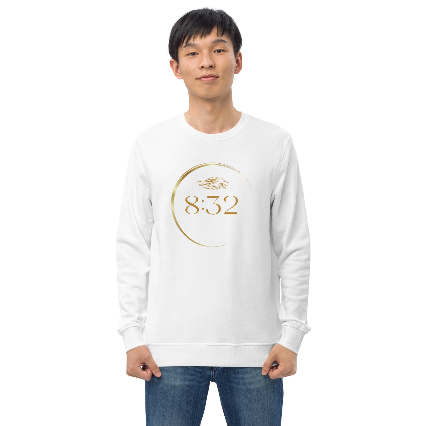 8:32 Unisex organic sweatshirt