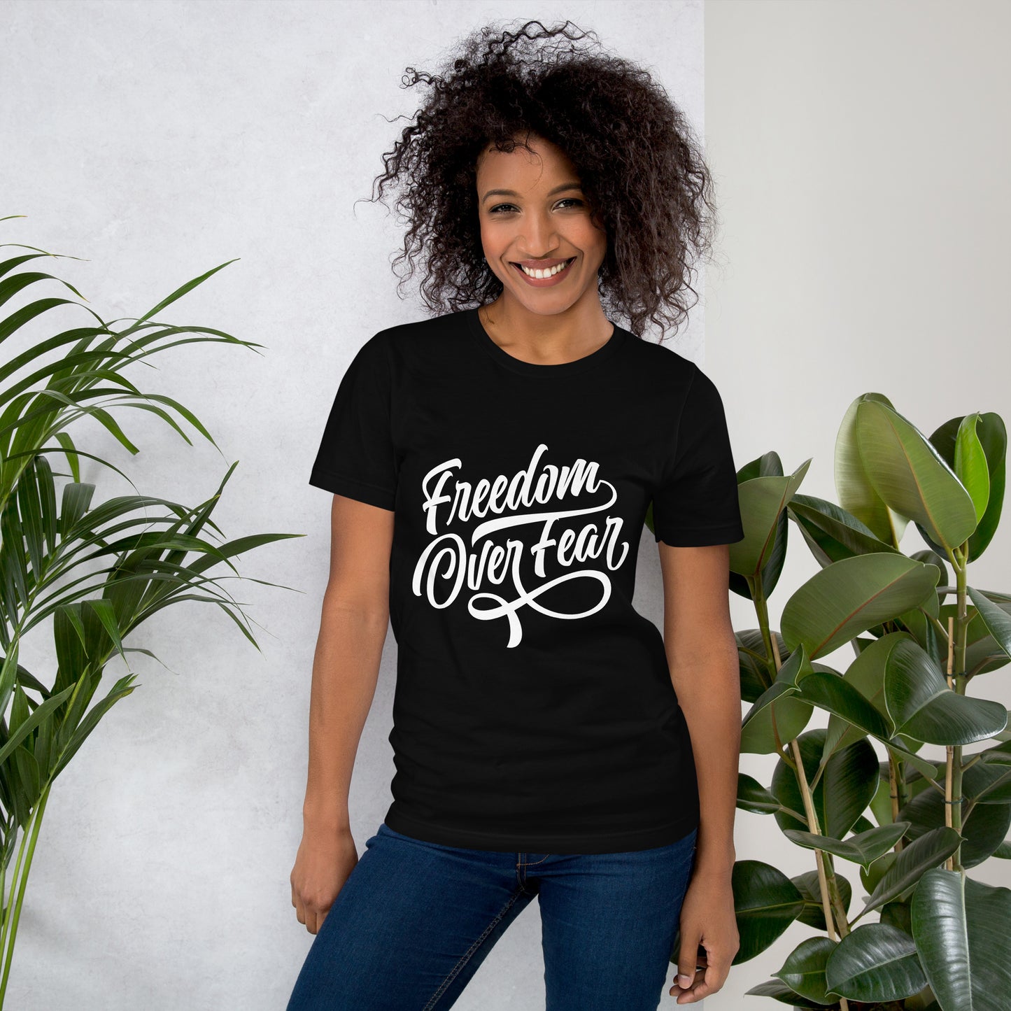 Freedom Over Fear Unisex t-shirt