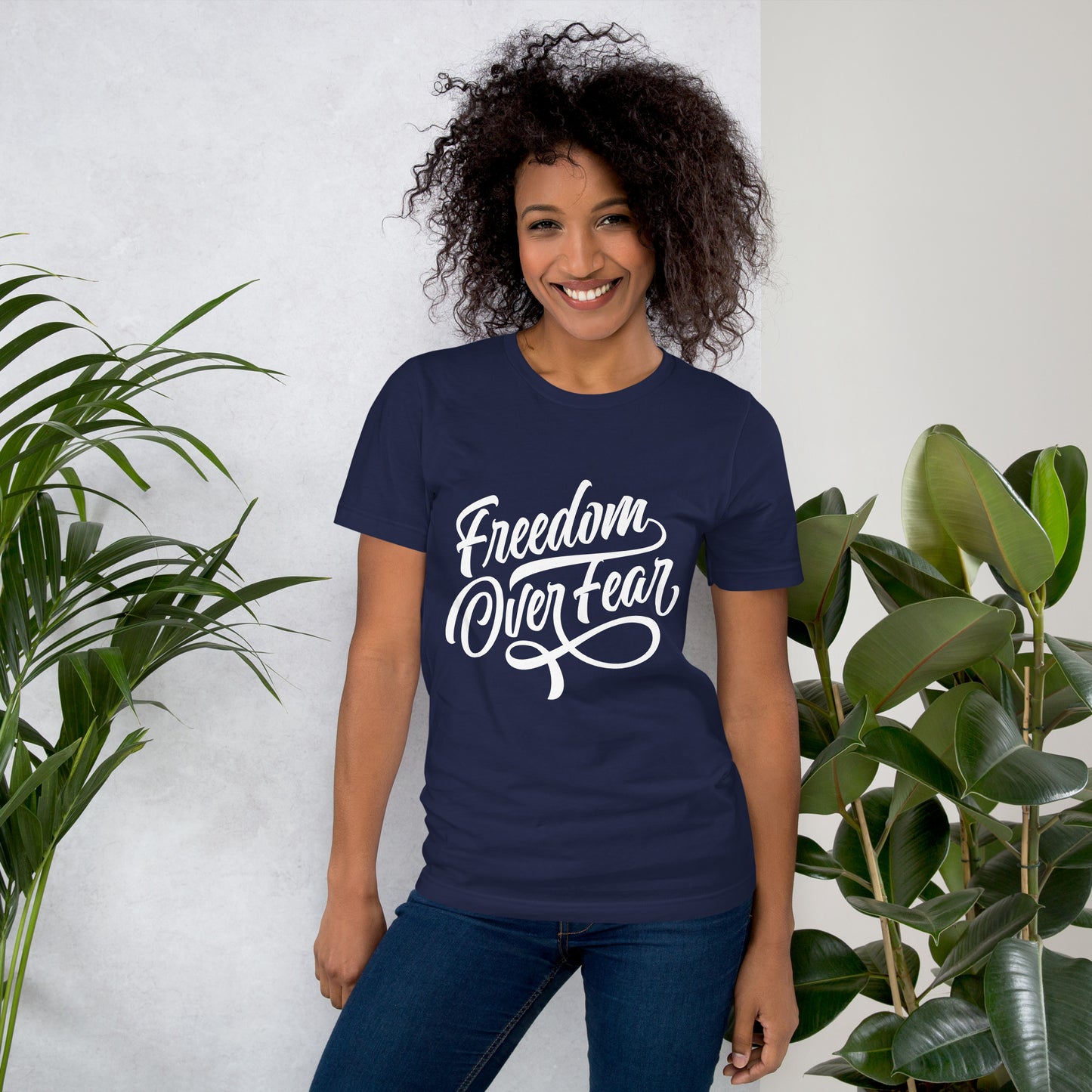 Freedom Over Fear Unisex t-shirt