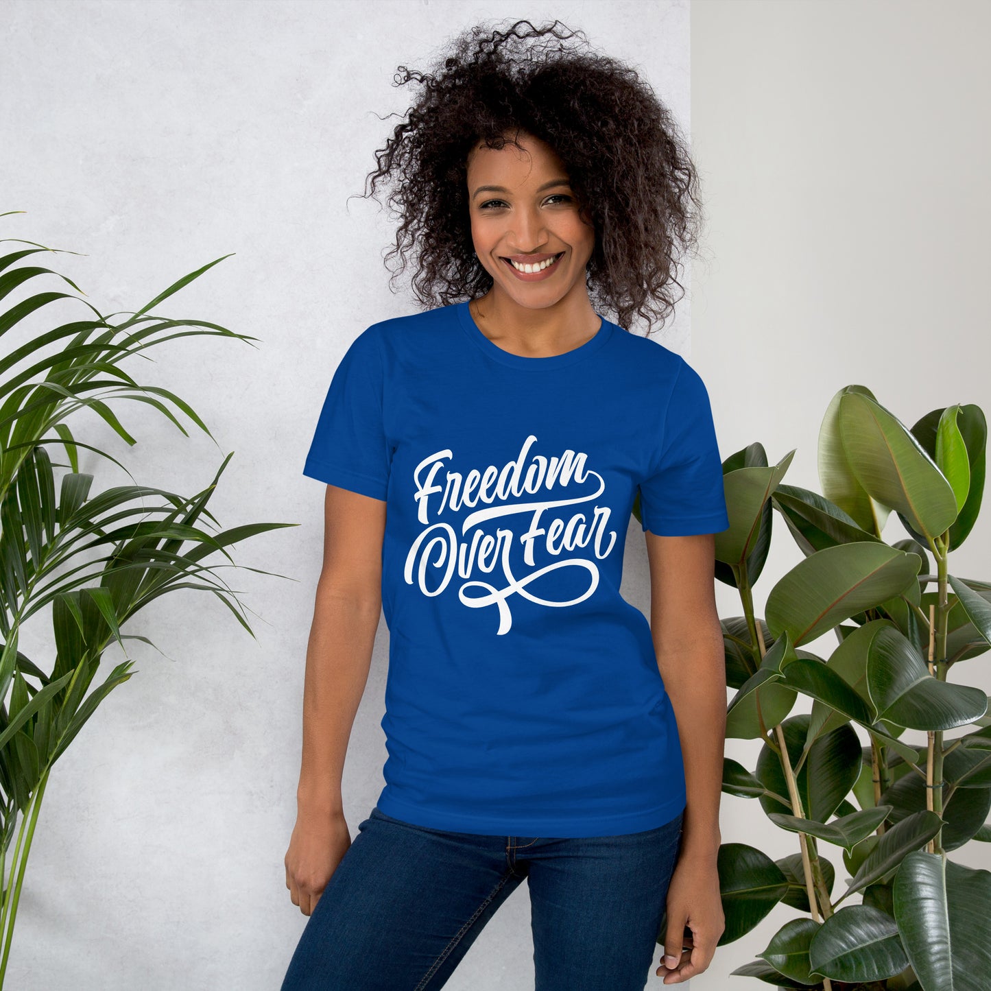 Freedom Over Fear Unisex t-shirt