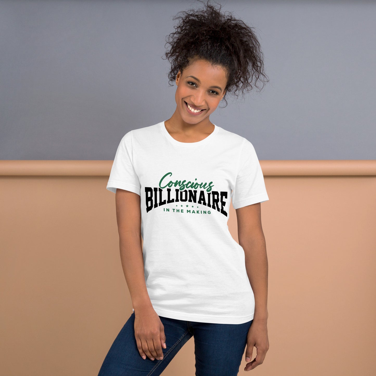 Conscious Billionaire In The Making Unisex t-shirt