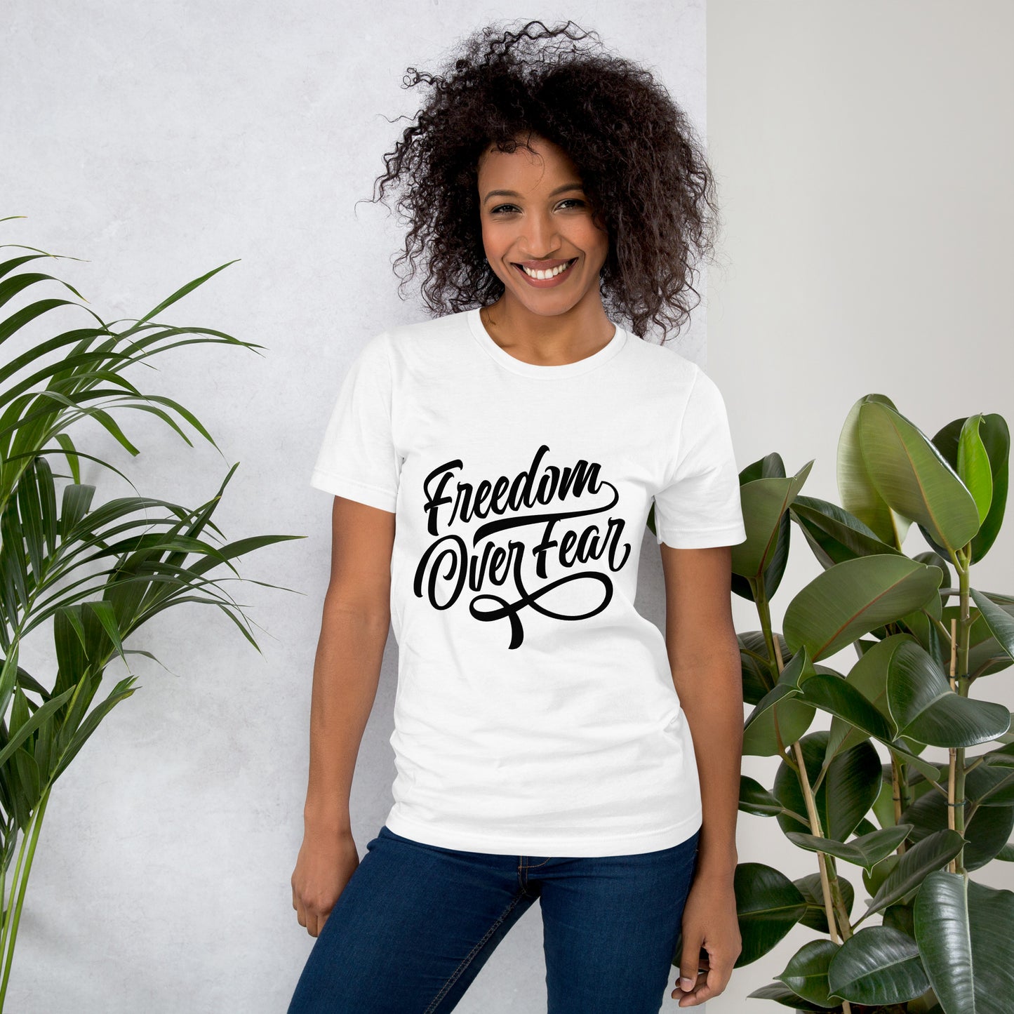 Freedom Over Fear Unisex t-shirt