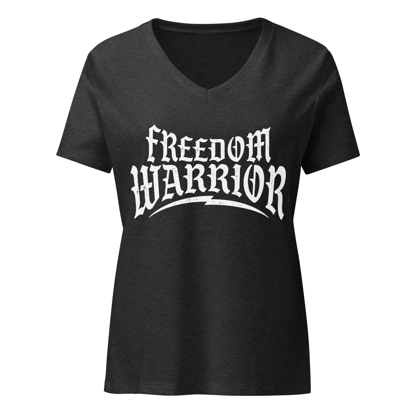 Freedom Warrior Women’s relaxed v-neck t-shirt