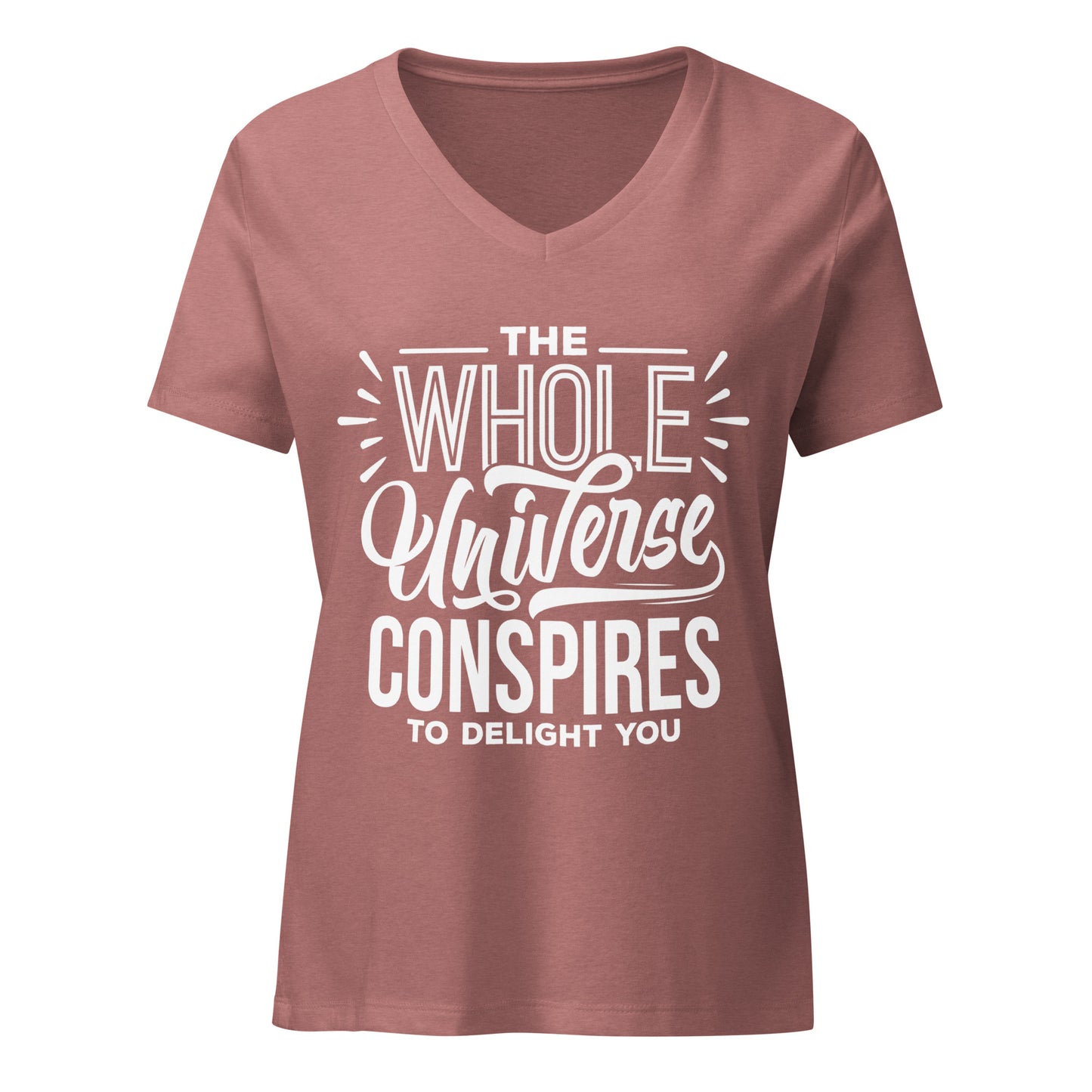 Universe Women’s relaxed v-neck t-shirt