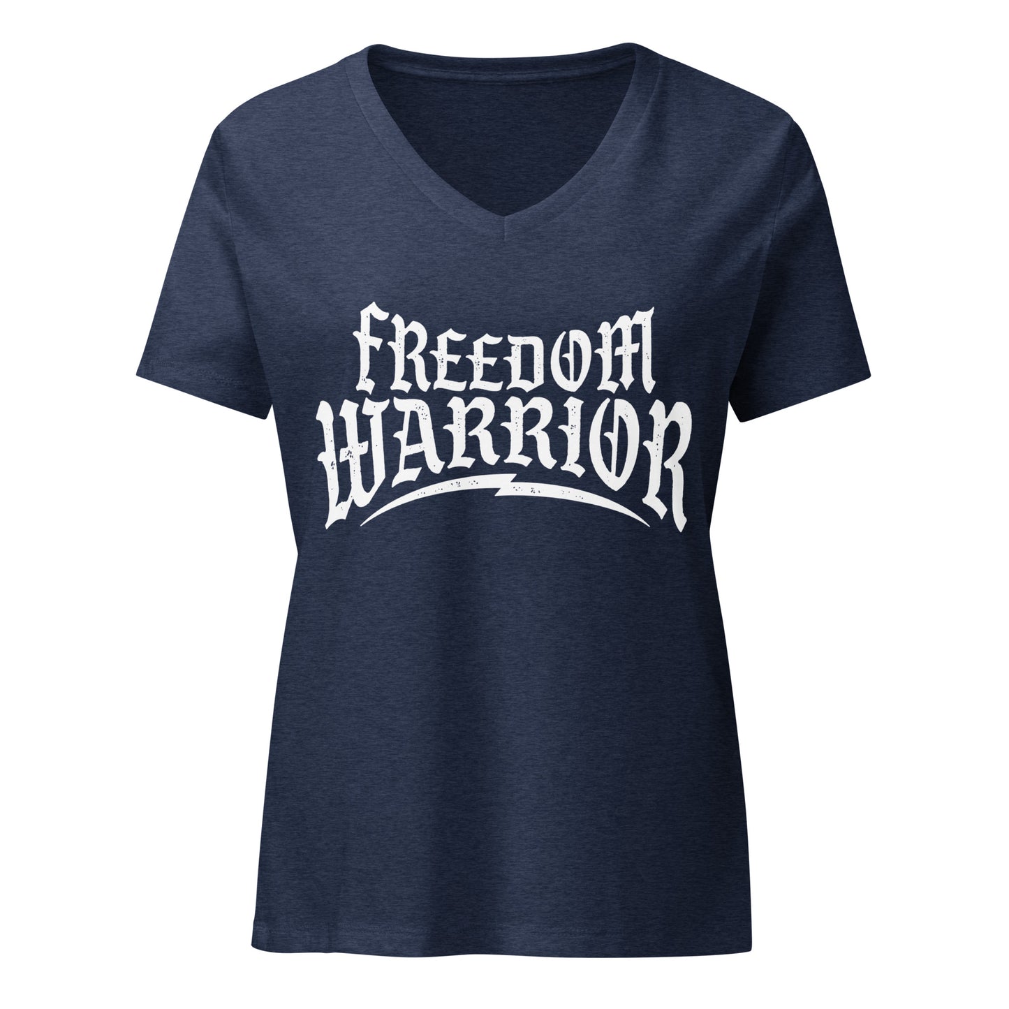 Freedom Warrior Women’s relaxed v-neck t-shirt