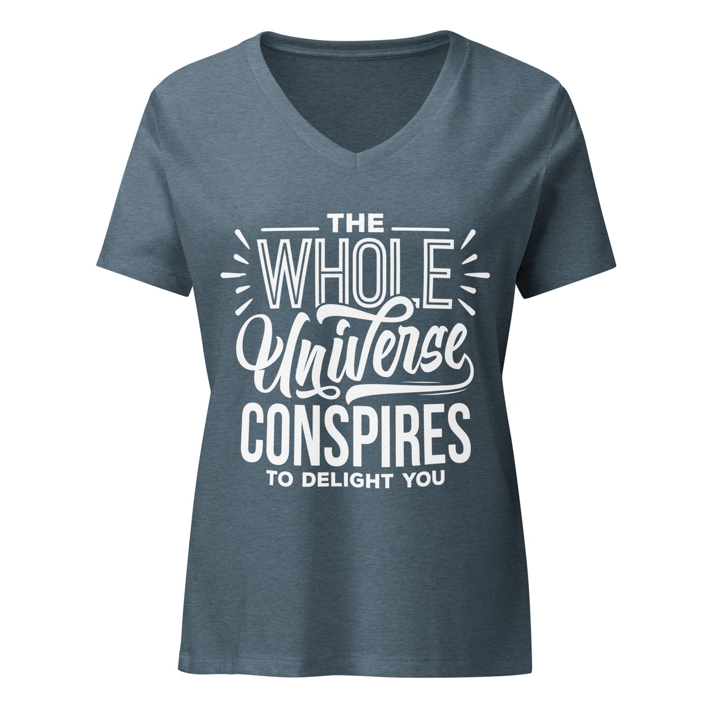 Universe Women’s relaxed v-neck t-shirt