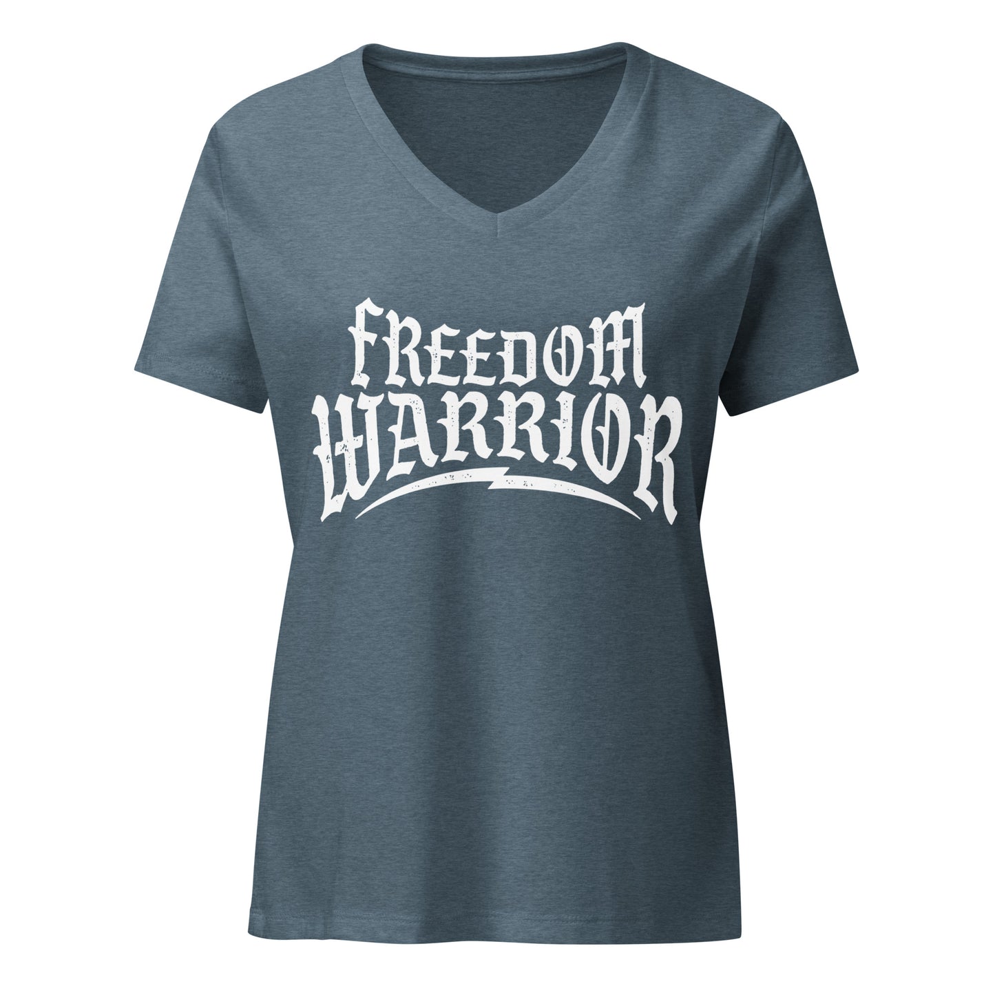 Freedom Warrior Women’s relaxed v-neck t-shirt