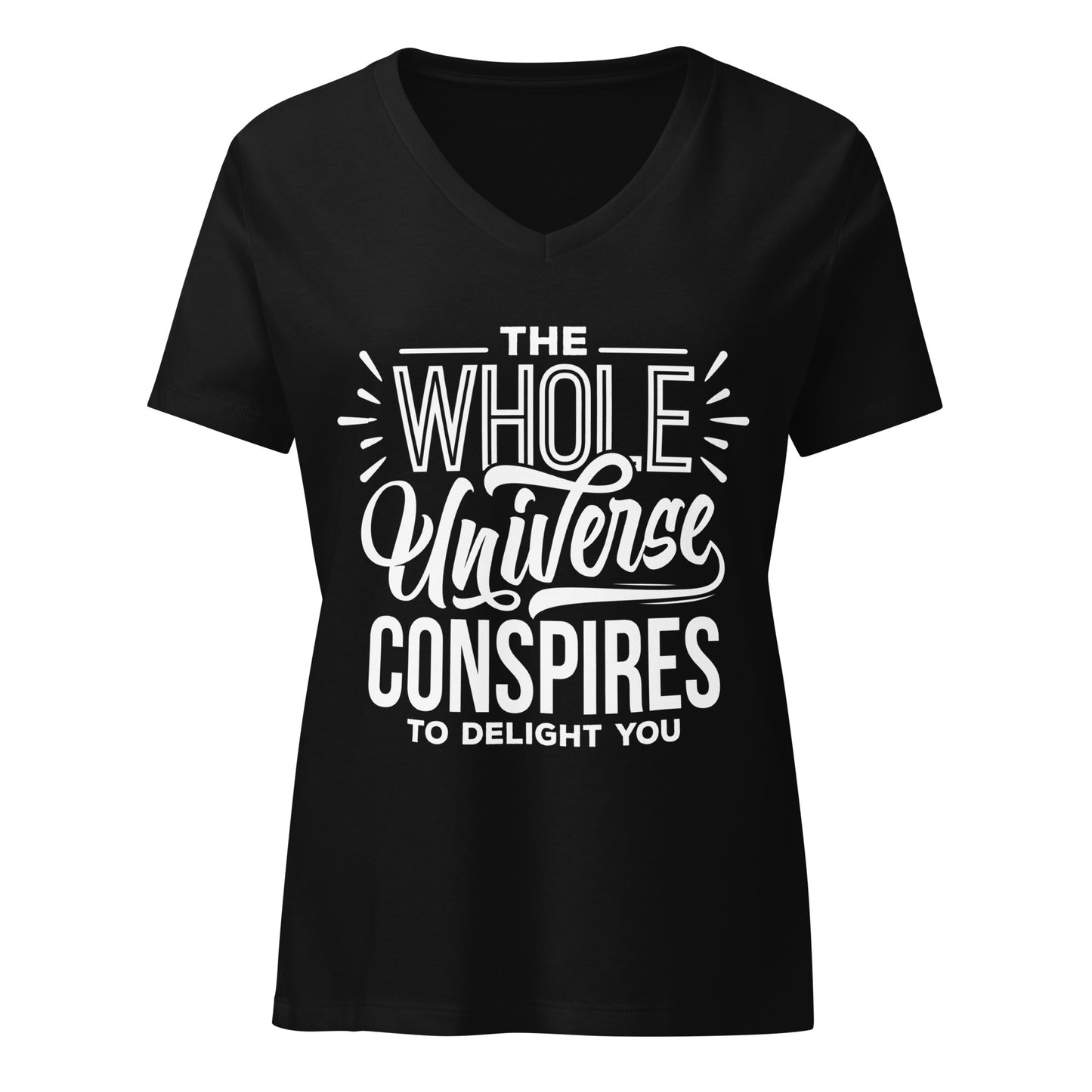 Universe Women’s relaxed v-neck t-shirt