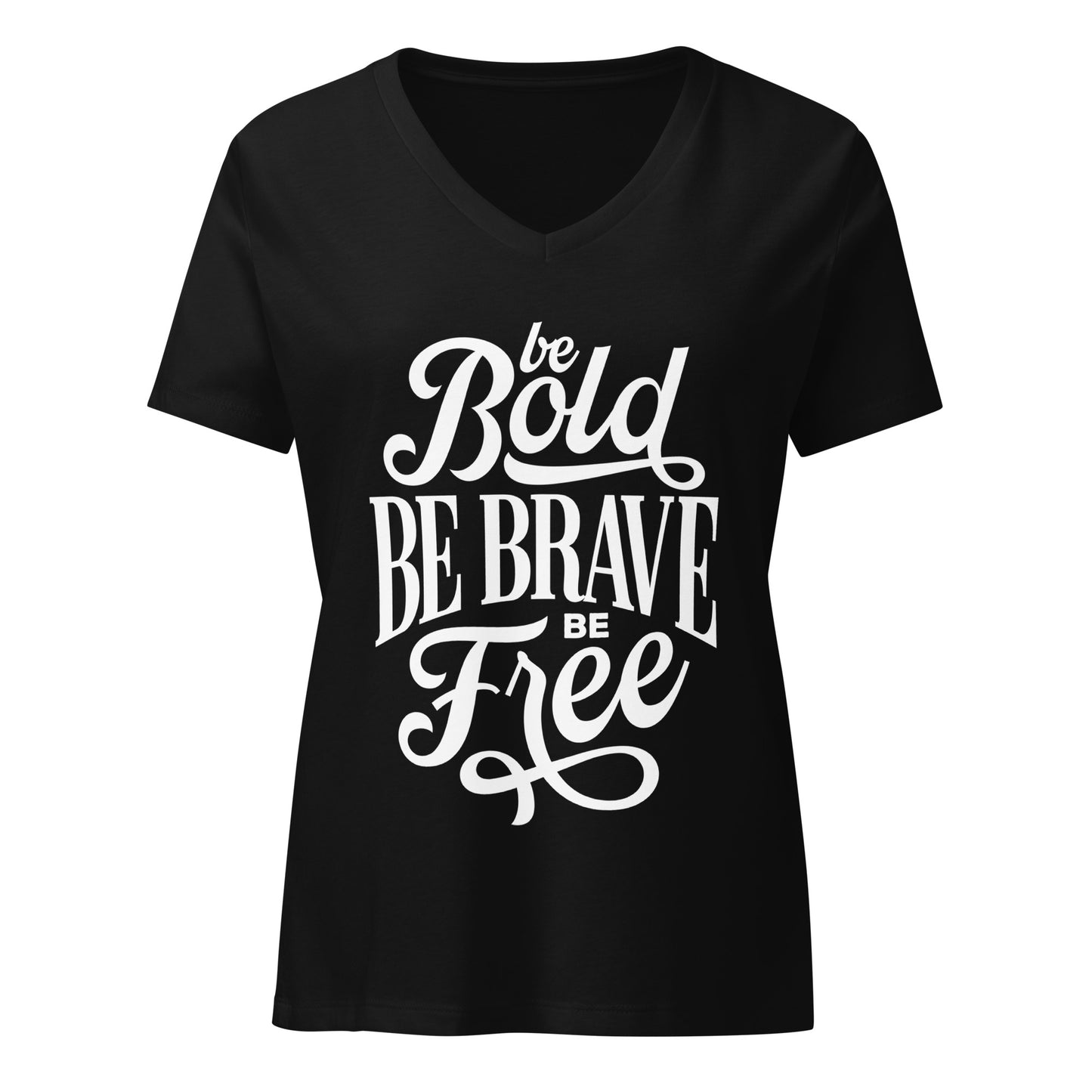 Be Free Women’s relaxed v-neck t-shirt