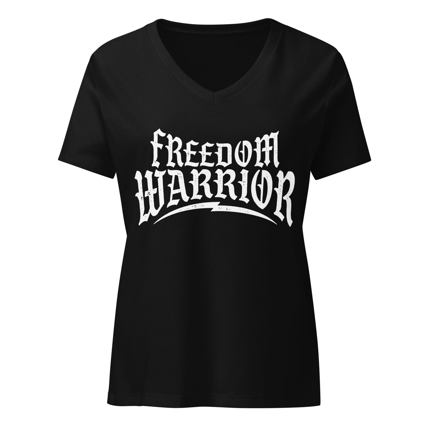 Freedom Warrior Women’s relaxed v-neck t-shirt