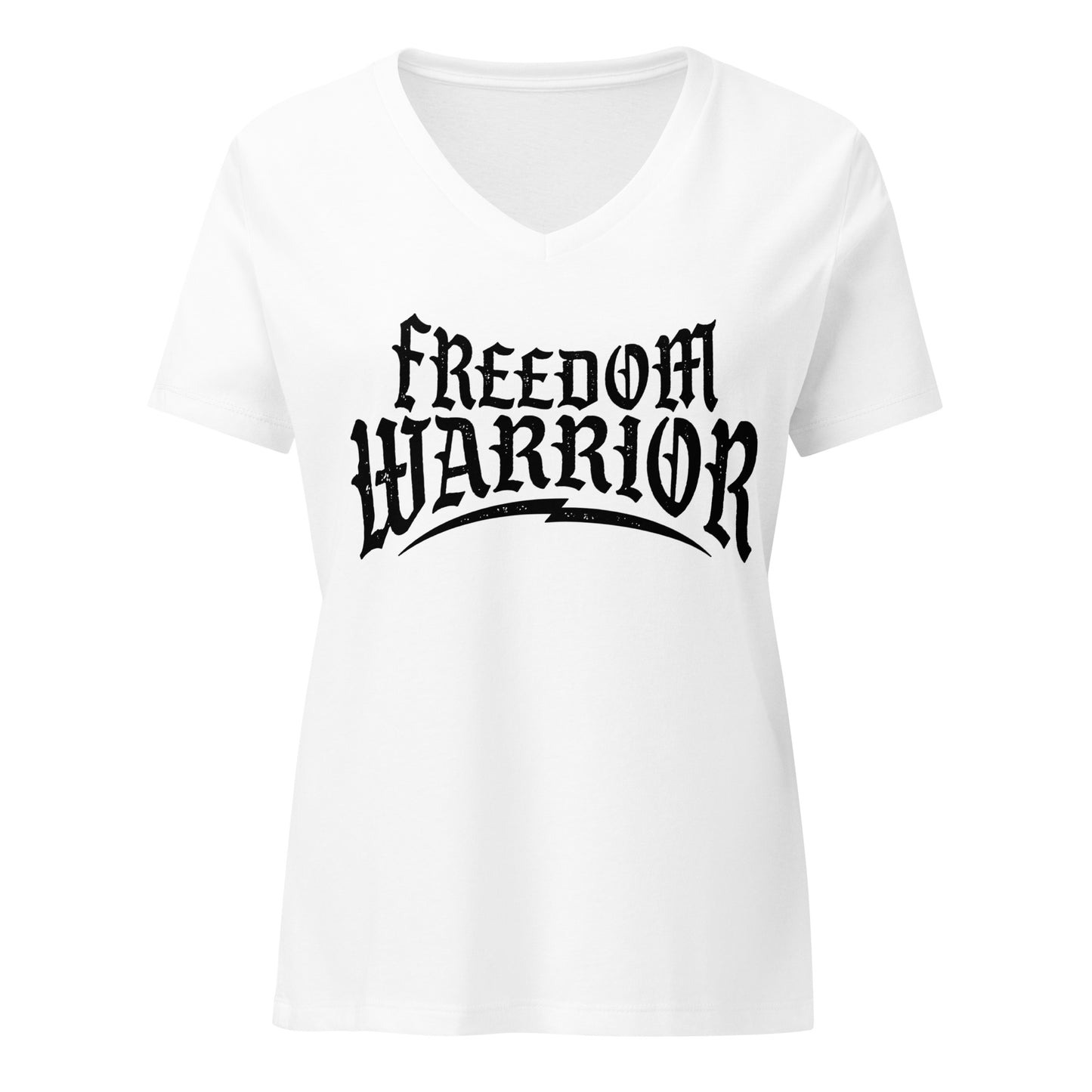 Freedom Warrior Women’s relaxed v-neck t-shirt